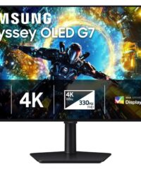 Samsung 32" Odyssey G7 OLED4K 165Hz/FHD 330Hz,0.03ms,DPHDMI, HAS, Tilt, Swivel, Pivot