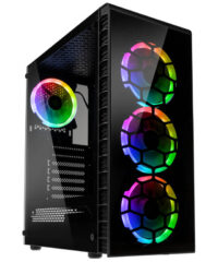 Kolink Observatory Lite ARGB ATX, Mid-tower, TG, 4x120mm ARGB Fans, RGB Controller