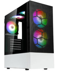 Kolink Observatory MX Mesh ARGB, Mid-tower, ATX 5x ARGB Fans, Black/White