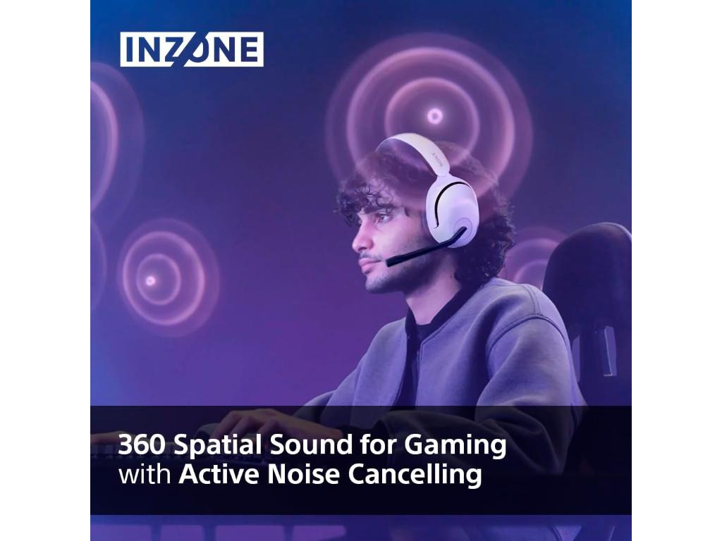 Sony gaming slušalic INZONE H5bežične slušalice BT; mikrofon360 Spatial Sound za Gaming 28h baterija - Image 3