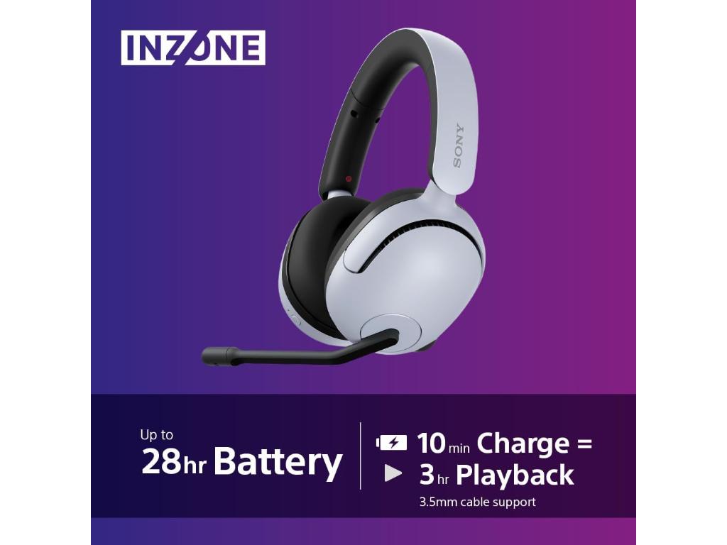 Sony gaming slušalic INZONE H5bežične slušalice BT; mikrofon360 Spatial Sound za Gaming 28h baterija - Image 5