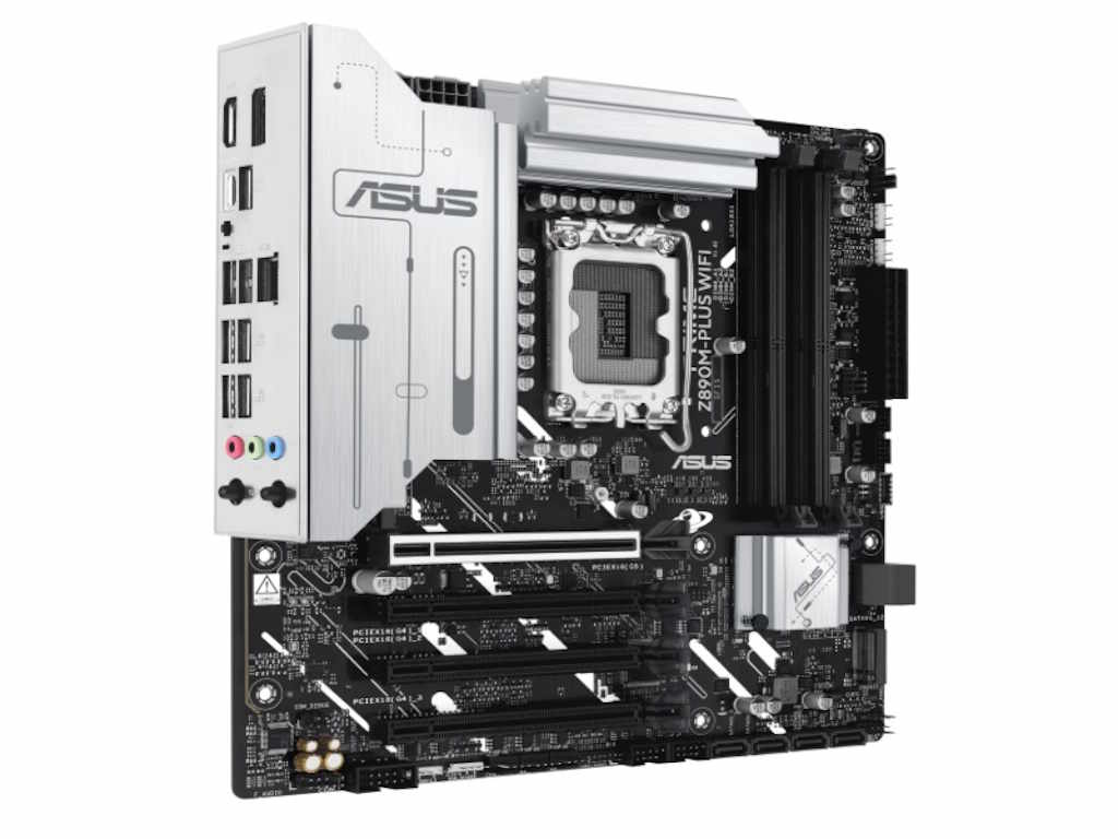 ASUS MB PRIME Z890M-PLUS WIFI LGA 1851, 4x DDR5,3xM.2 1x DP, 1x HDMI, 1x USB-C, 8x USB, mATX - Image 2