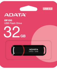 ADATA UFD 32GB UV150 USB 3.2, Black/Crni gloss 100MBps